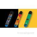 새로운 디자인 relx 일회용 vape 세라믹 코일 600puffs